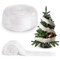 FabricLA Faux Fur Ribbon Trim Fabric - 1" Wide x 36" Long (3 FT) - Soft Christmas Fur Great for Crafting, Sewing, and Decorating - White